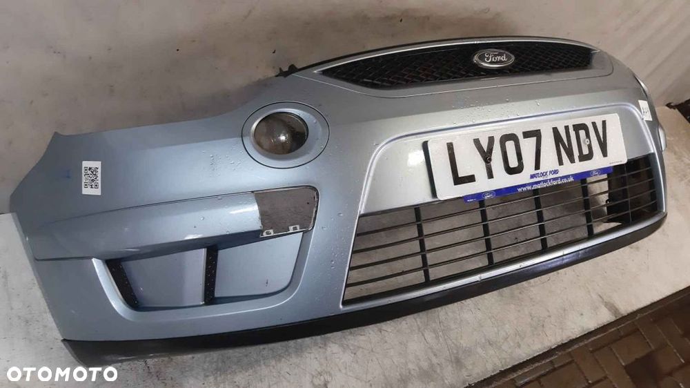 + ZDERZAK PRZÓD PRZEDNI DO FORD SMAX S-MAX U2 BŁĘKITNY HALOGENY - 5