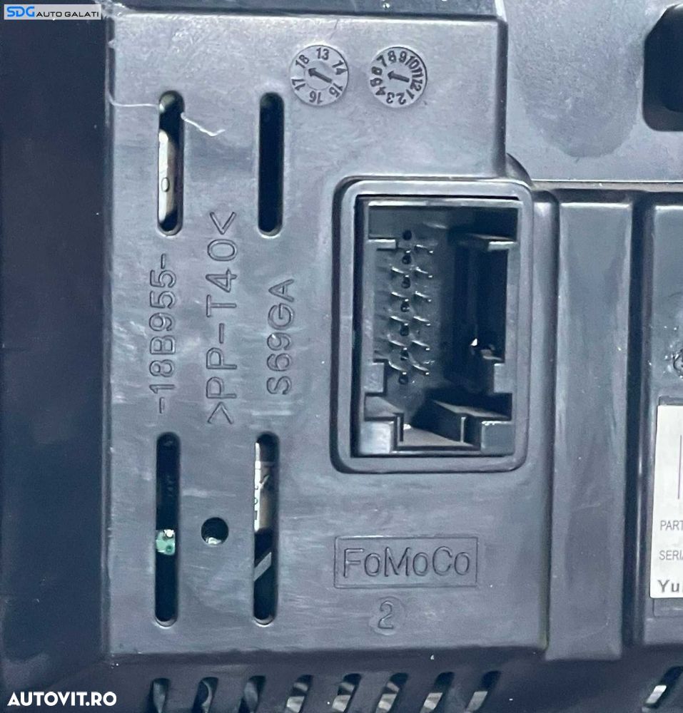 Display Afisaj Ecran Bord Navigatie Ford Focus 3 2010 - 2015 Cod F1FT-18B955-GC [LR0219] - 2