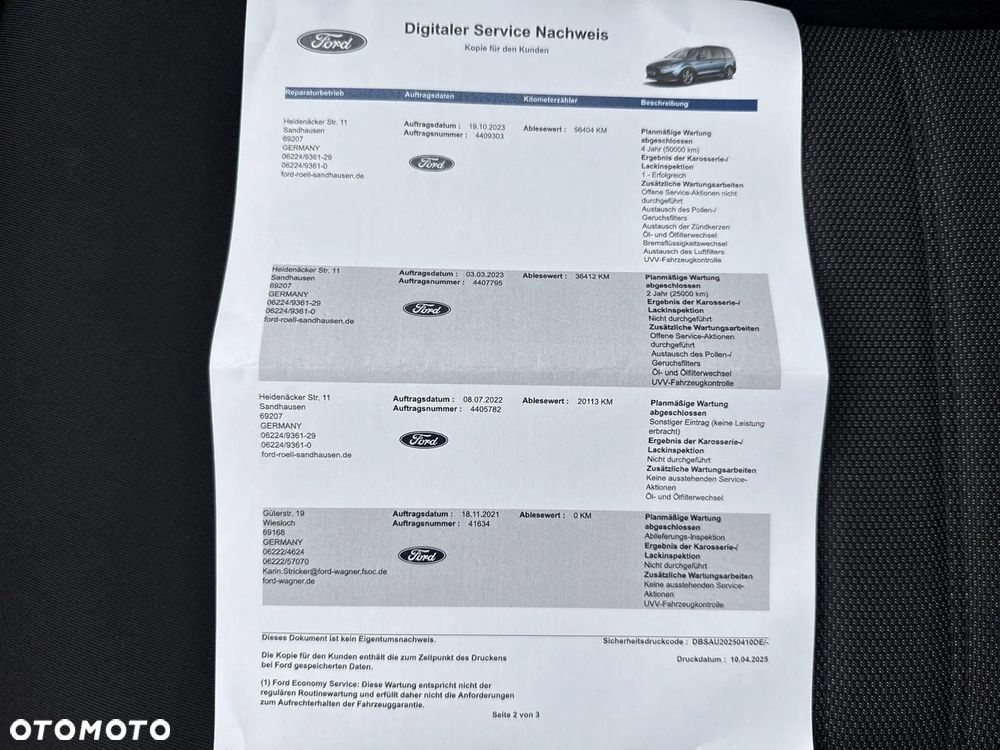 Ford Galaxy 2.5 Hybrid Titanium CVT - 21