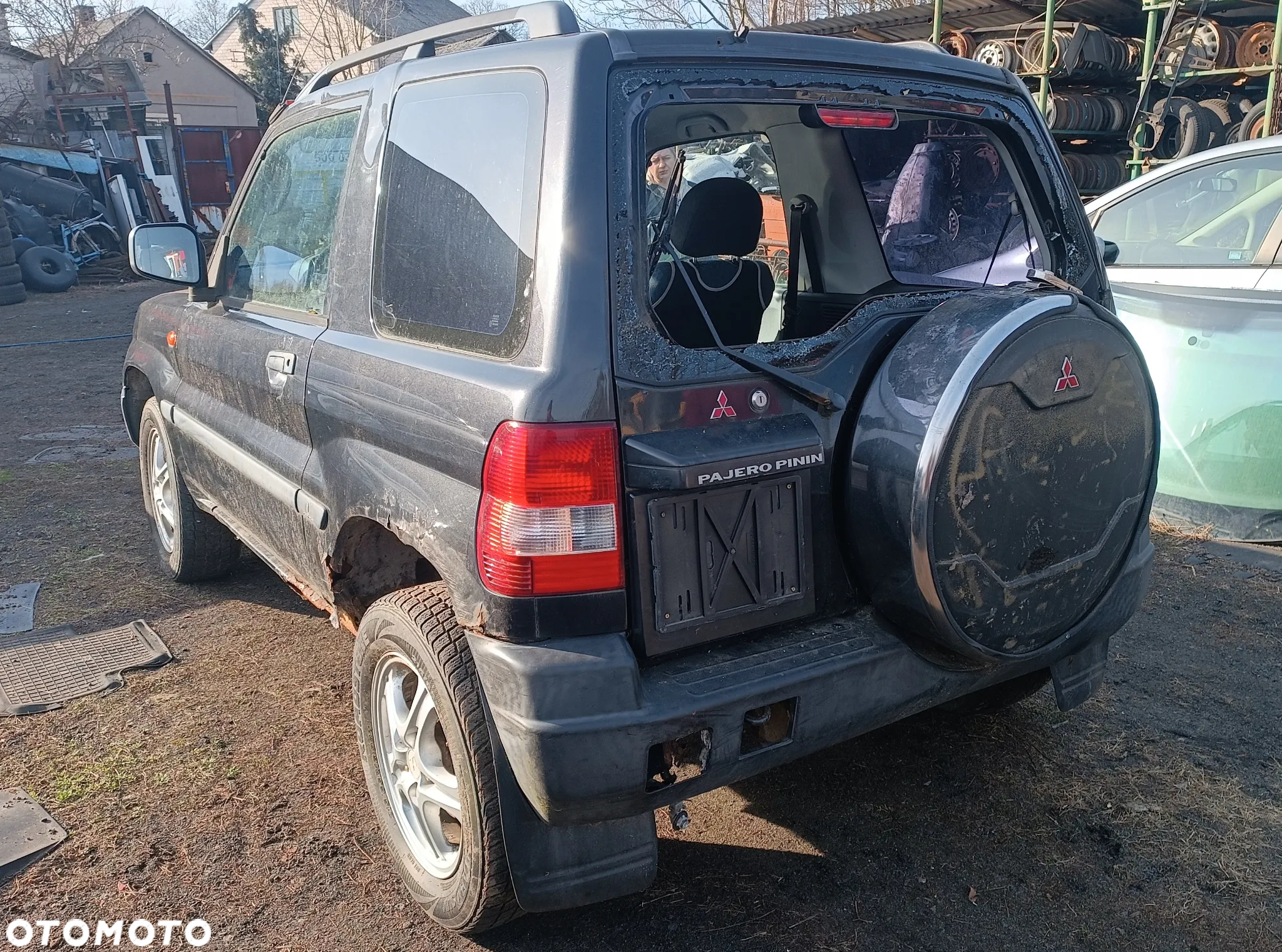 Mitsubishi Pajero Pinin 1,8 GDI Wszystkie części Mosty skrzynia szyby fotele zderzaki maska - 8