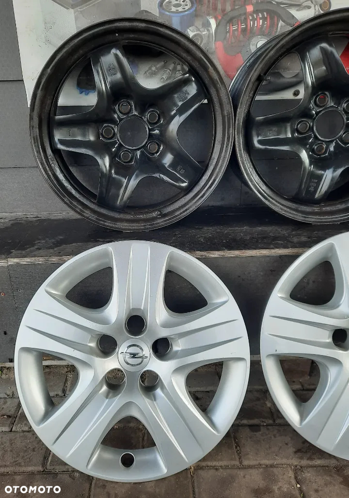 FELGI STALOWE STRUKTURALNE + KOŁPAKI 17" 5x120 ET41 OPEL INSIGNIA - 6