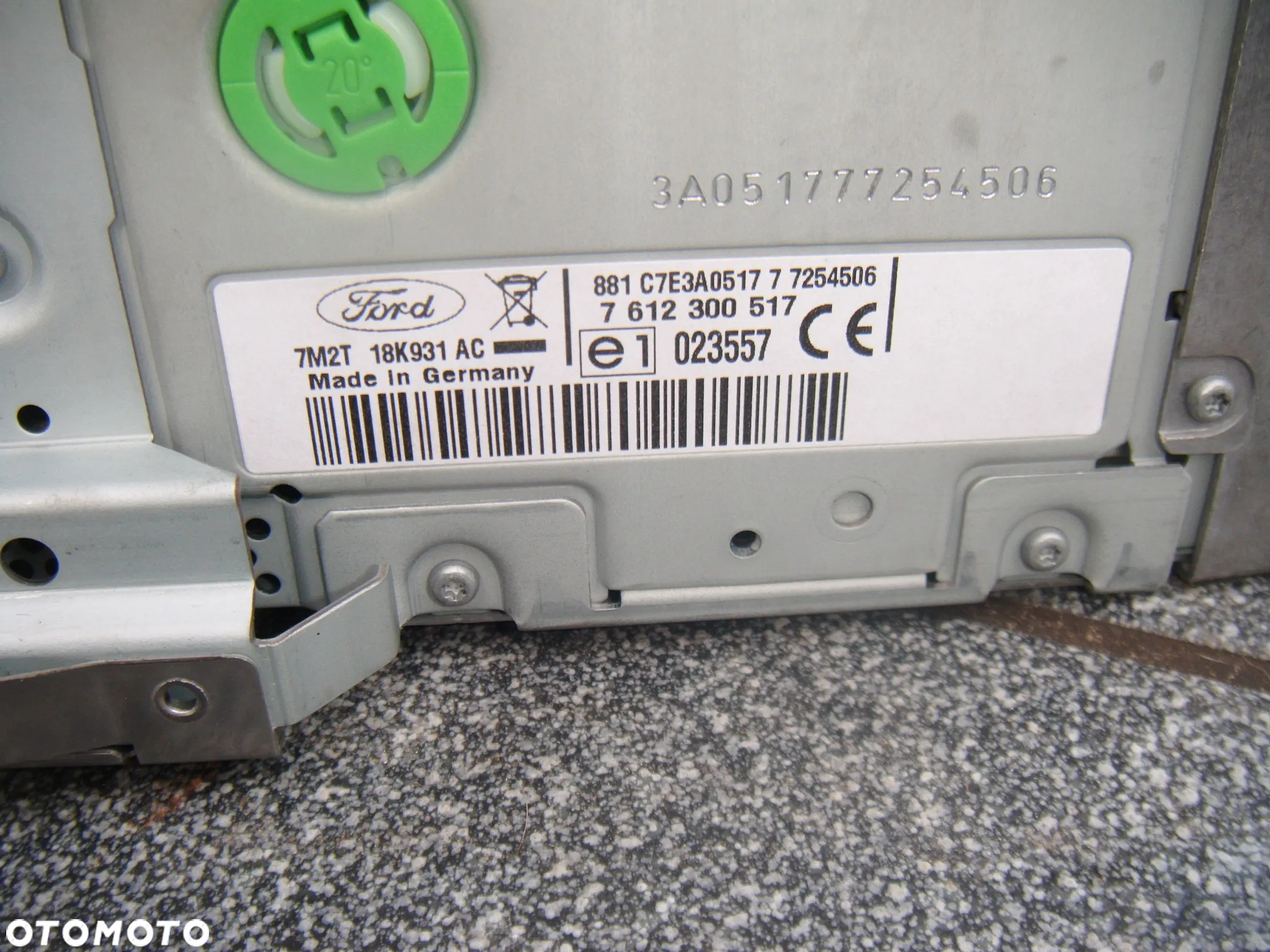 ford s-max mk1 07r radio cd fabryczne 7m2t18k931ac - 2
