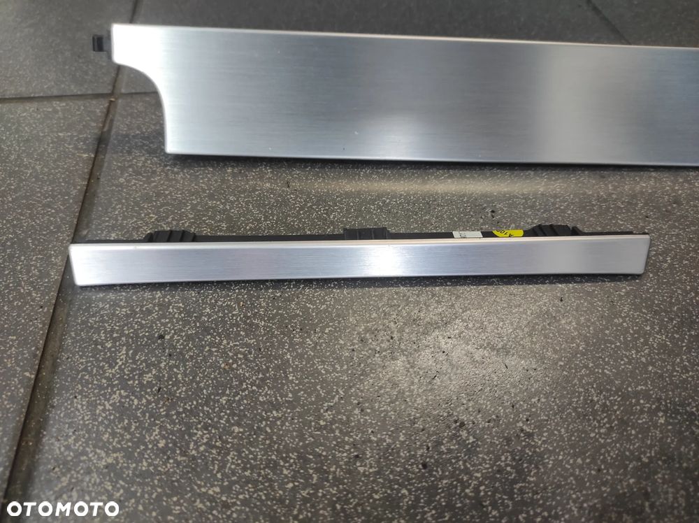 VW PASSAT CC B6 LIFT B7 DEKOR DEKORY OBRAMOWANIE LICZNIKA LISTWY SZCZOTKOWANE ALUMINIUM  KOMPLET WYSYŁKA !!!!! - 4