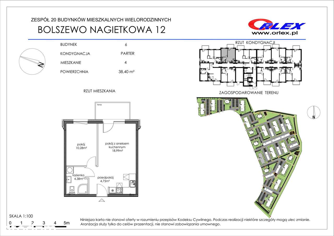 Słoneczne mieszkanie. Bolszewo ul. Nagietkowa 12/4