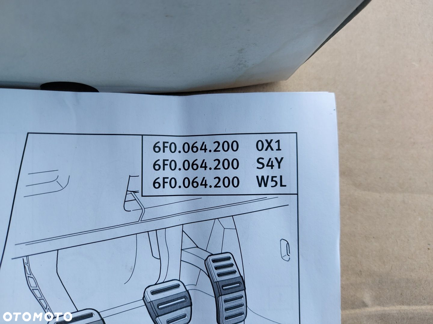 Seat Ibiza V 17-22 6F0 Nakładki na Pedały Nowe Oryginał - 2