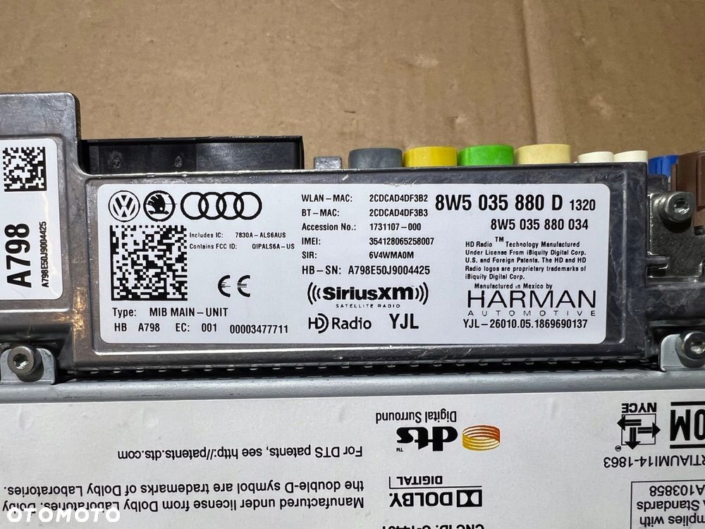 audi q5 80a nawigacja czytnik nawigacji multimedia mmi 8w5035880d - 11