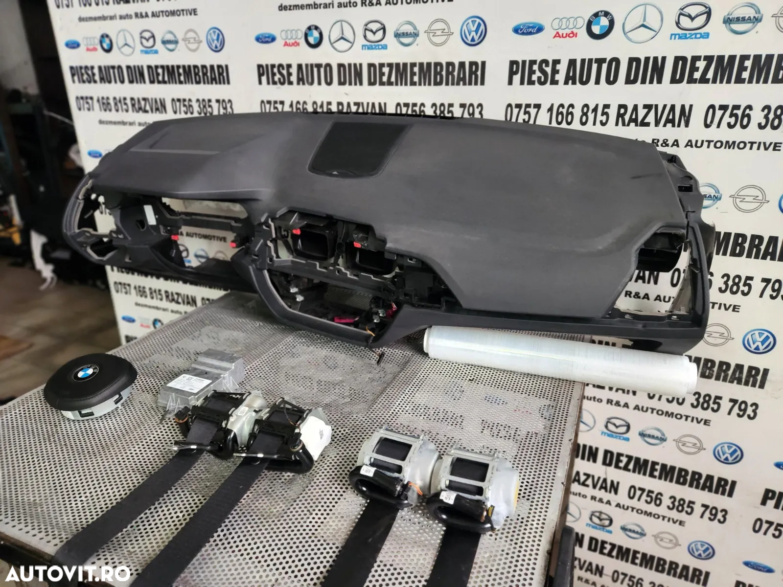 Plansa Bord Kit Airbag Bmw X3 X4 G01 G02 Volan Stanga An 2017-2018-2019-2020-2021-2022-2023 Dezmemb - 5
