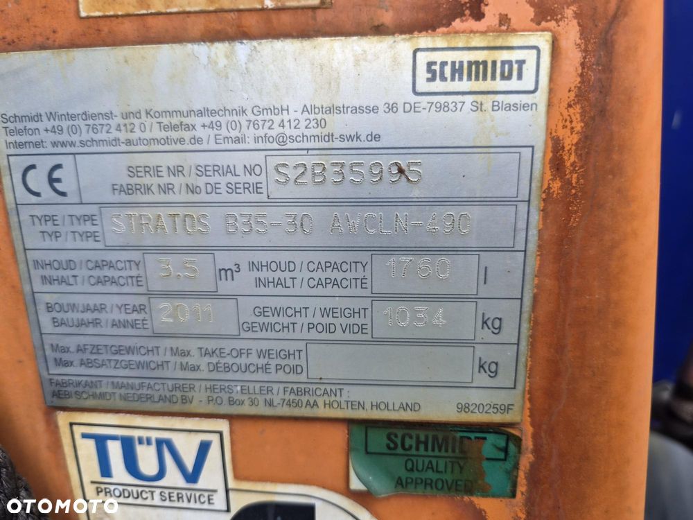 Piaskarka Schmidt Stratos na Unimoga przyczepa - 6