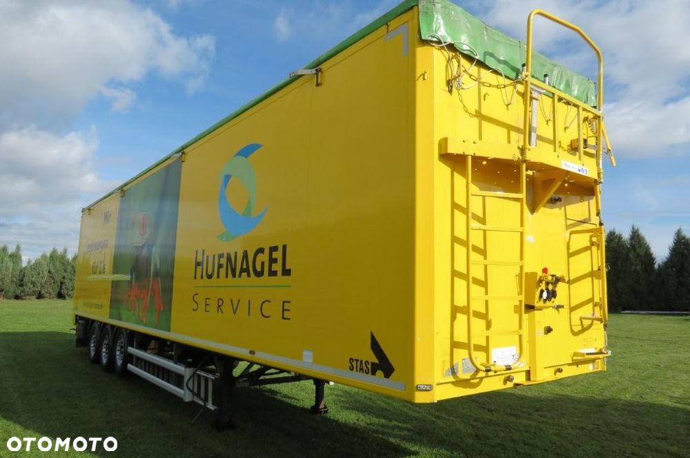 Stas NACZEPA RUCHOMA PODŁOGA STAS S300ZX 2x OŚ PODNOSZONA PILOT SPROWADZONA z Niemiec 1. WŁAŚCICIEL - 9