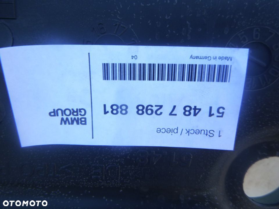 mini cooper f55 f56 f57 wygłuszenie sciany grodziowej nowe oryginał - 2