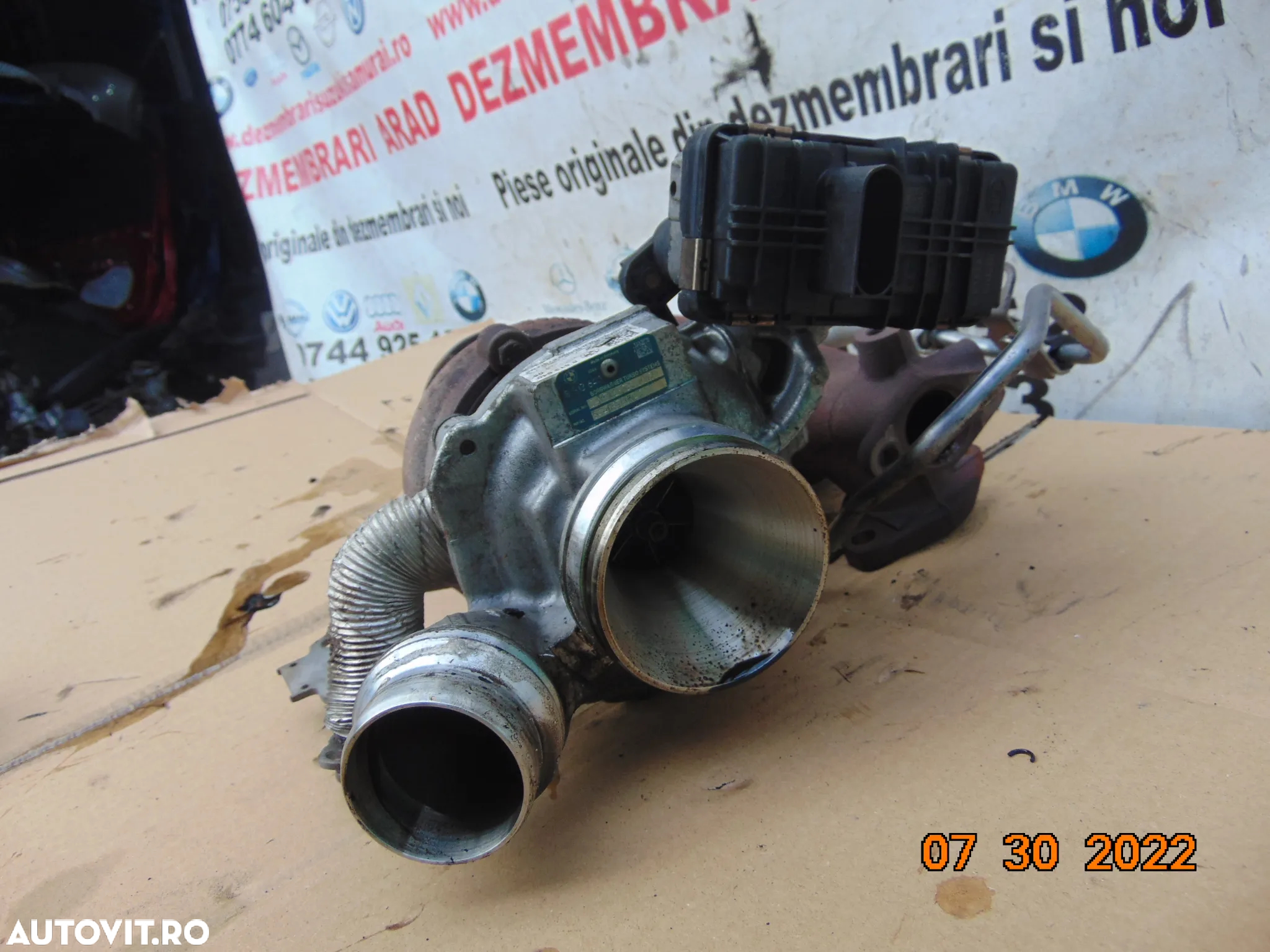 Turbina BMW 2.0 b47 f30 f20 f31 f32 f33 f34 f21 f22 f23 x1 x2 x3 x4 f48 f80 mini f45 f10 f11 euro 6 - 4
