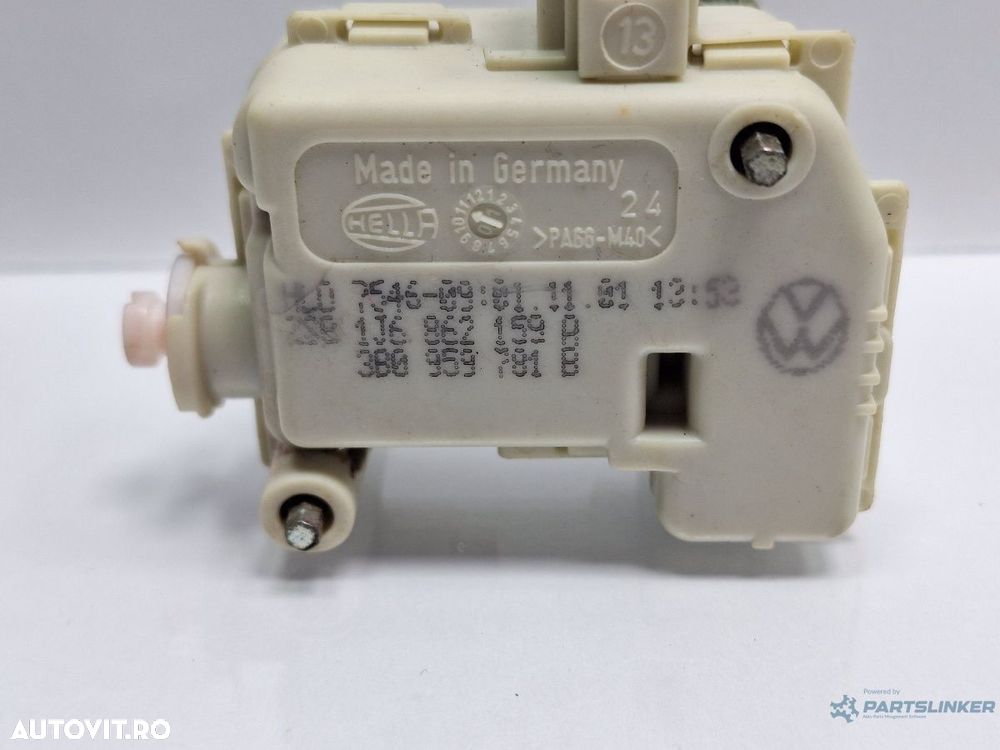 Motoras blocare usita rezervor combustibil VOLKSWAGEN GOLF IV 1J1 1997 - 2007 TDI AGR, ALH 1J6862159B - 3