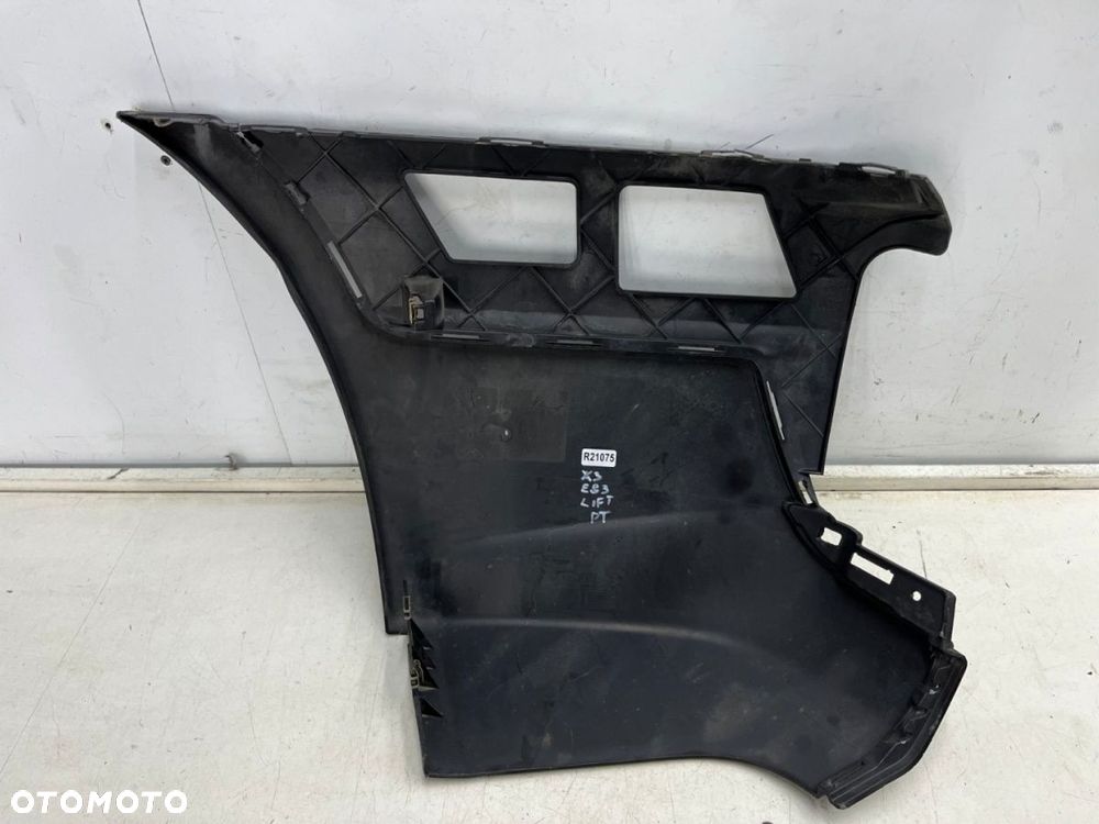Zderzak tylny BMW X3 E83 LCI 06-10r. Lift narożnik prawy tył 3416238 - 10