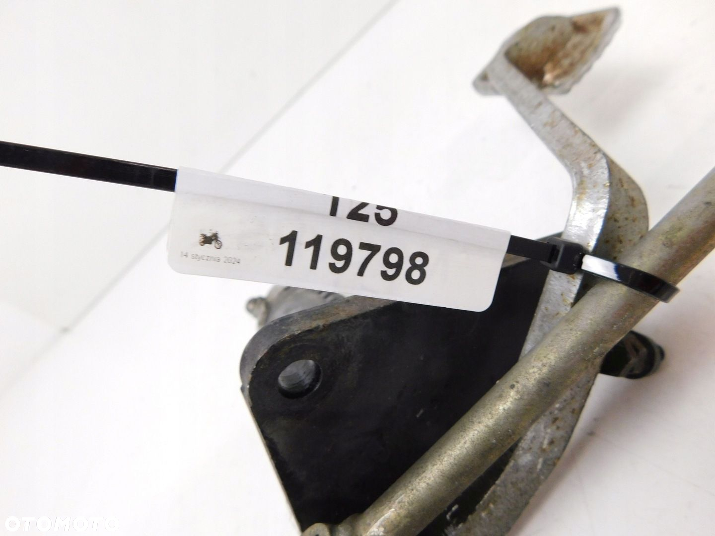 HONDA SHADOW 125 SET PODNÓŻEK KIEROWCY PRZÓD PRAWY  DŹWIGNIA HAMULCA TYŁ - 7