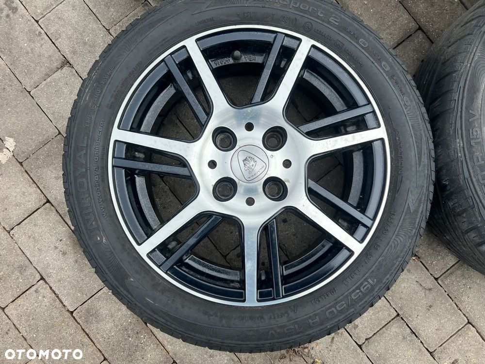 Alufelgi ALUETT 6Jx15 4x108 ET45 + opony 2x2011 2x2018 - 2