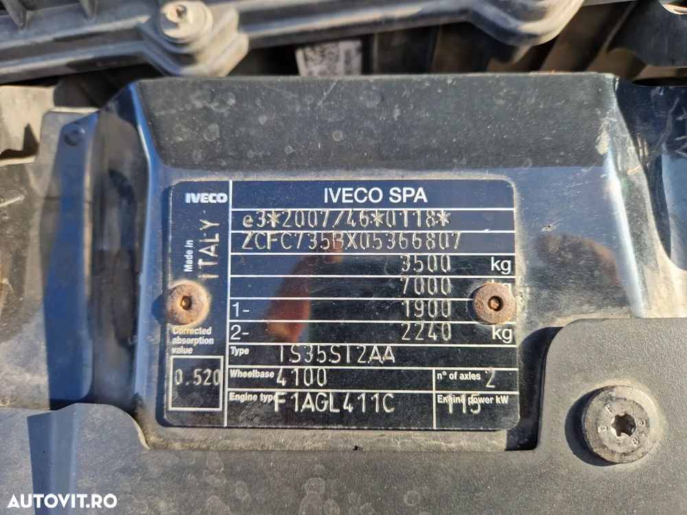 Iveco DAILY 35S16H BOX SI LIFT EURO 6 - 27