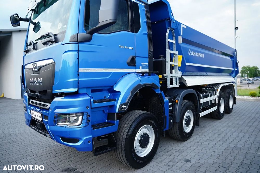 MAN TGS 41.480 / 8X8 / ​​BASCULATOR / BASCULATOR SPATE / KH KIPPER / HARDOX / RICH EQUIPMENT / - 16