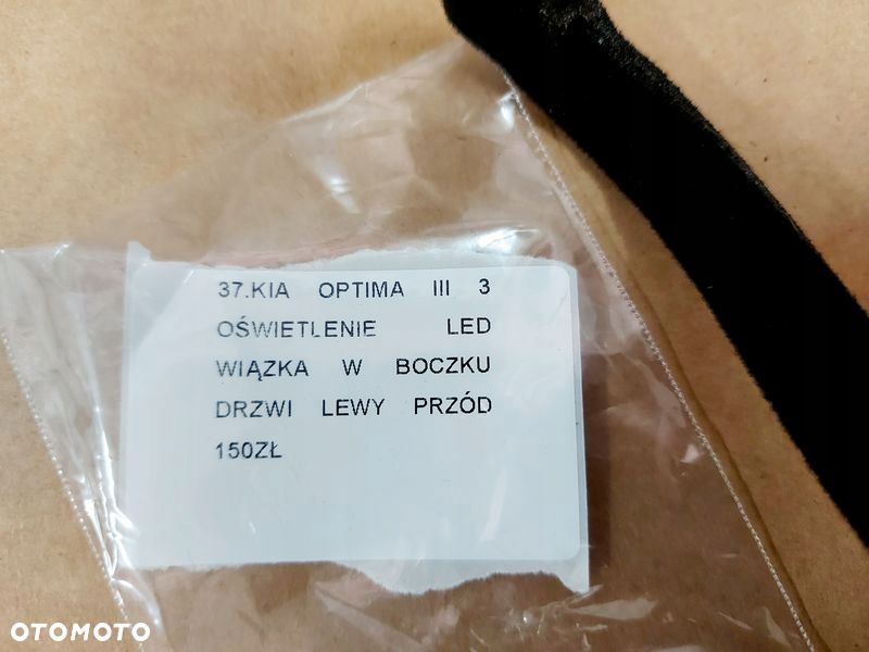 kia optima 3 iii oświetlenie led wiązka w boczku drzwi lewy przód - 8
