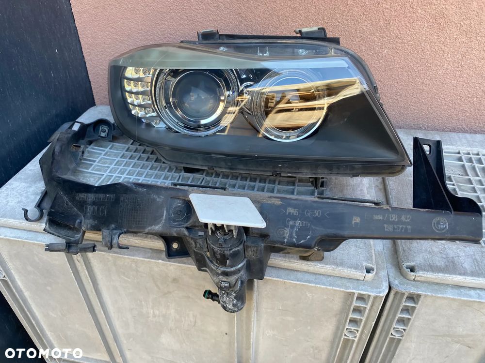 lampa bmw 3 e90 lift bi xenon nieskrętny led prawa eu - 7
