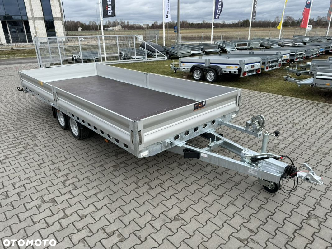 Wiola Multitrailer 3.5S | 500 x 210 cm | najazdy aluminiowe | burty aluminiowe - 20