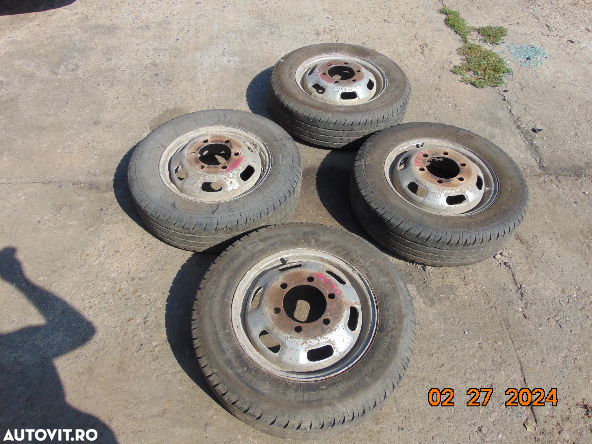 Jante Iveco Daily r16 set jante iveco r16 cu anvelope - 4