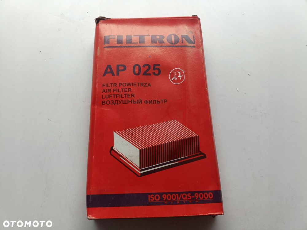 FILTR POWIETRZA BMW Innocenti Opel Zastava _ AP025 WKŁAD KASETA - 1