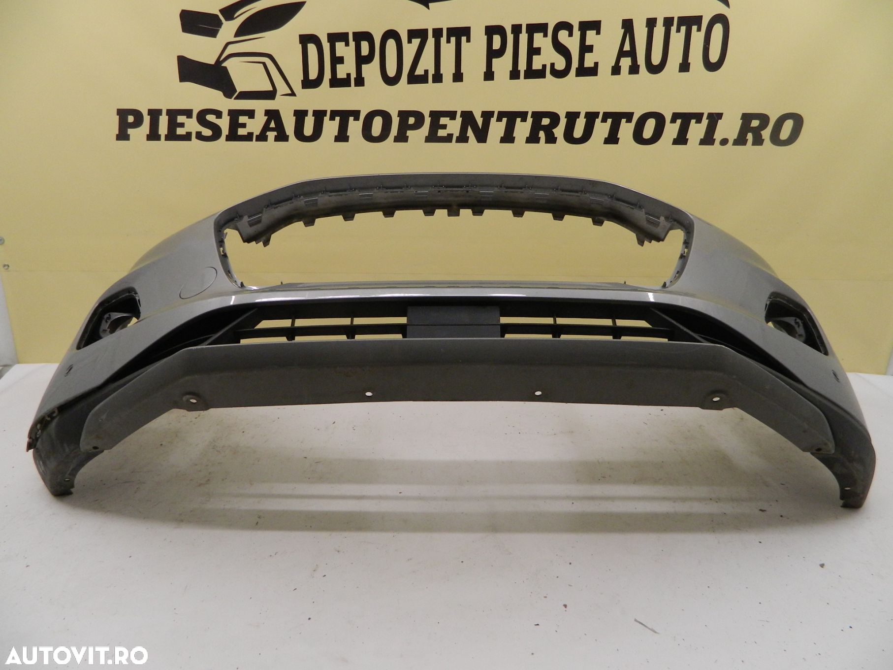 Bara fata Ford Puma, 2019, 2020, 2021, 2021, L1TB-17757-A, fisurata in partea de jos,include spoiler cu ornament fisurat in partea dreapta. - 5