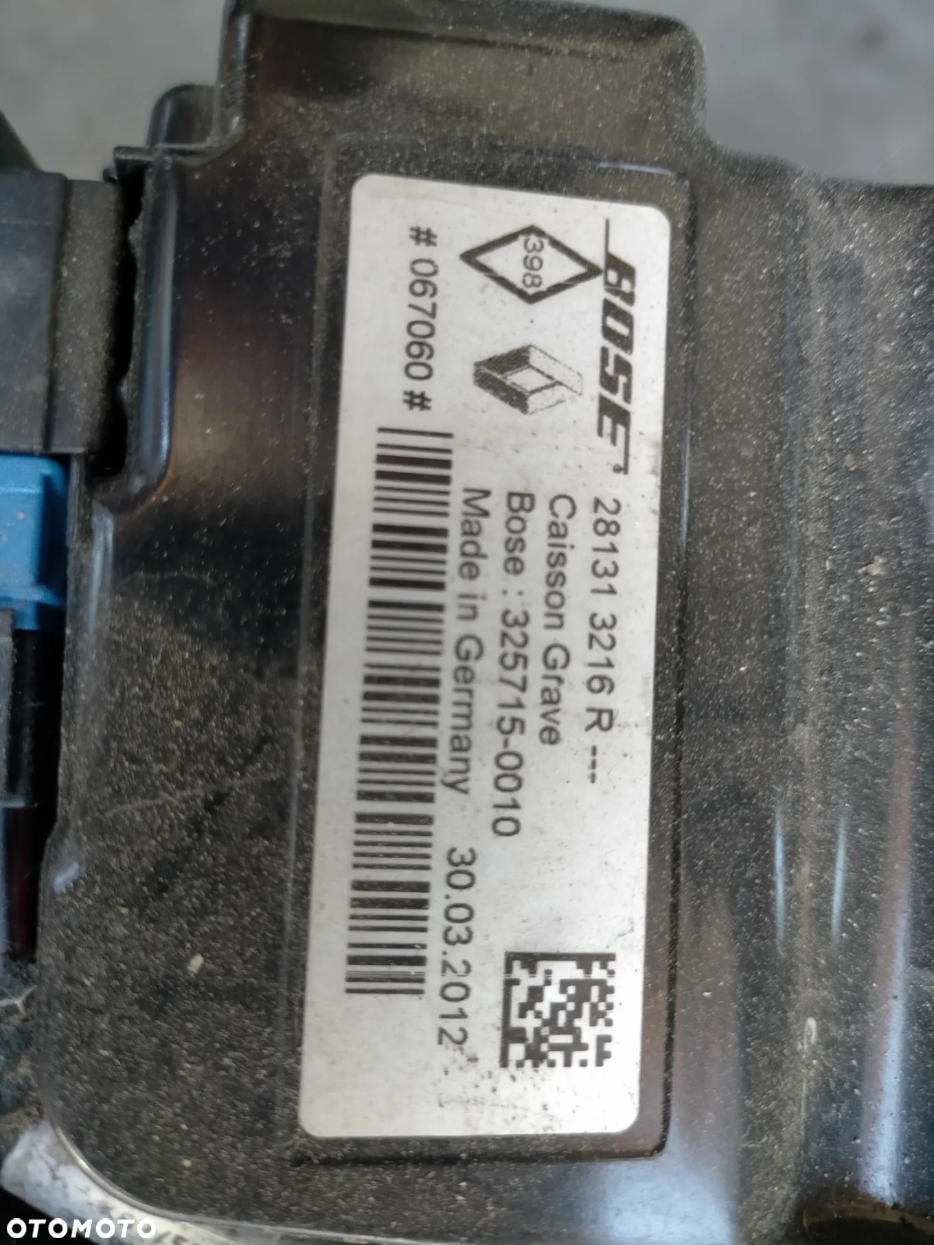 Renualt głośnik subwoofer bose Renault OE 281313216R - 3