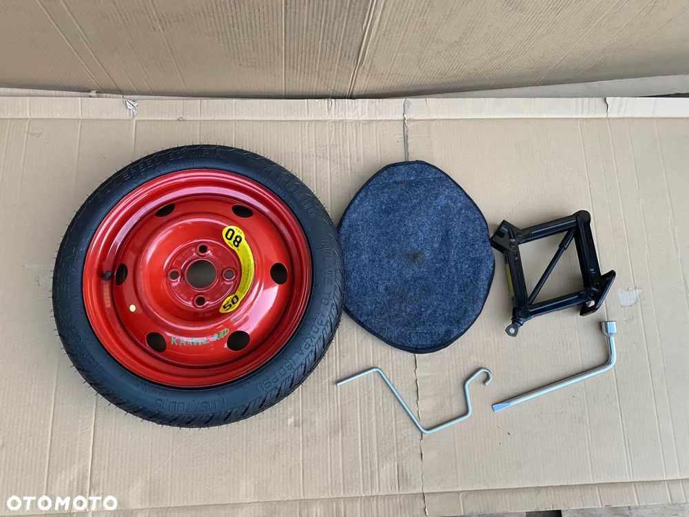 Koło dojazdowe dojazdówka 15 Kia Rio  Hyundai I10 i10   4x100  + zestaw - 1