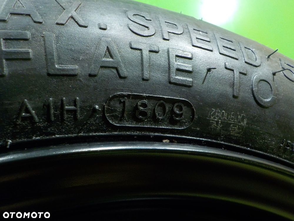 GOLF VI A3 8P GOLF V kolo dojazdowe 125/70/16 5X112 - 5