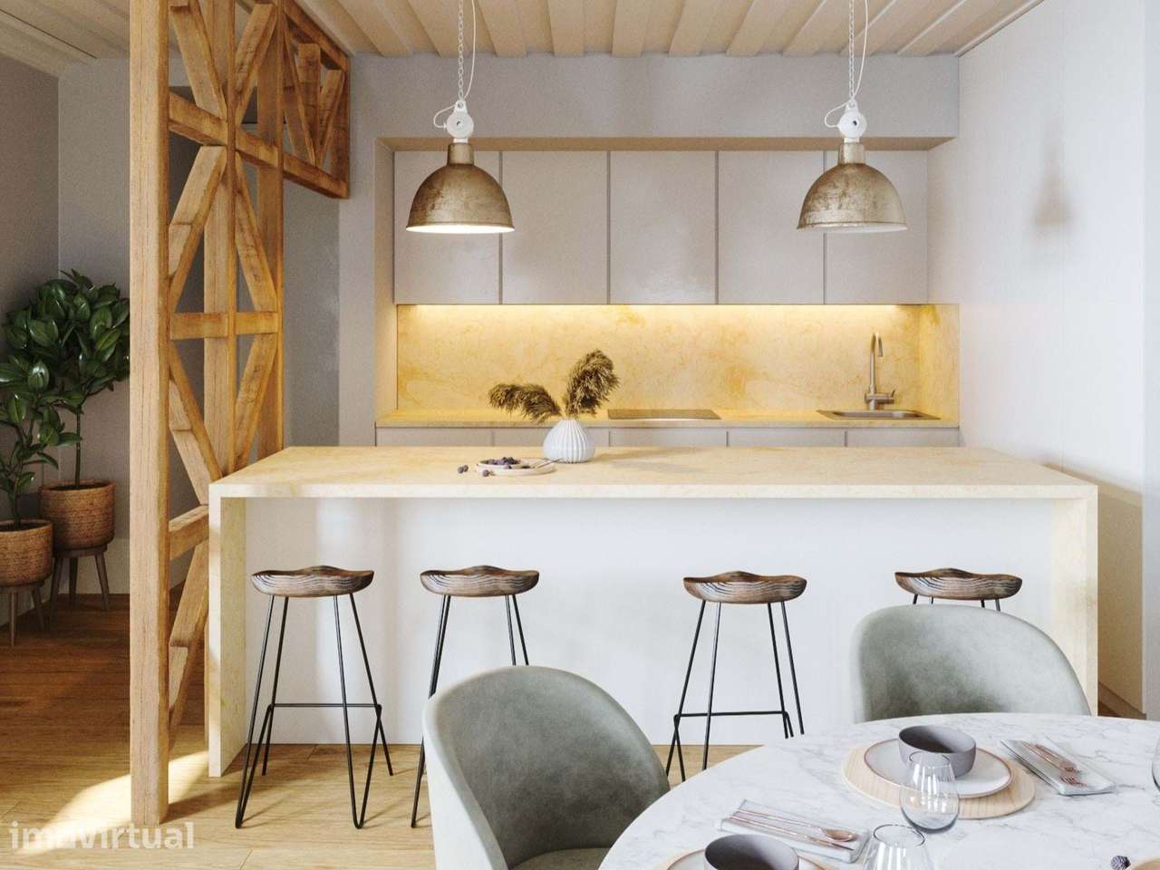 Apartamento T3 +1 Duplex - Vista de Rio - Chiado - Grande imagem: 5/16