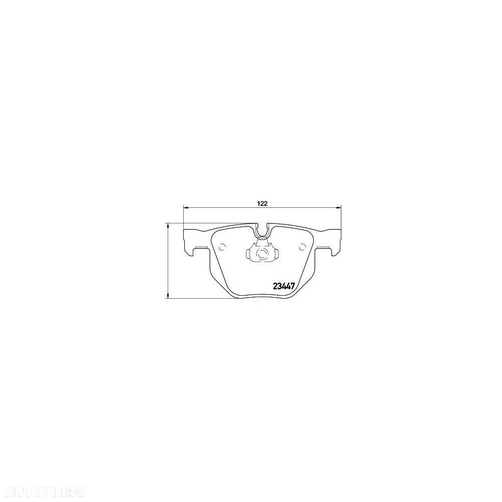 Placute frana spate Bmw X5 (E70), 02.2006-06.2013, marca SRLine S70-1399 - 1