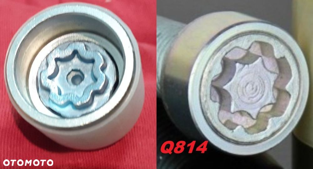 Nasadka zabezpieczająca Nakładka Adapter Złodziejka Do Śrub Audi (koniczynka) - 14