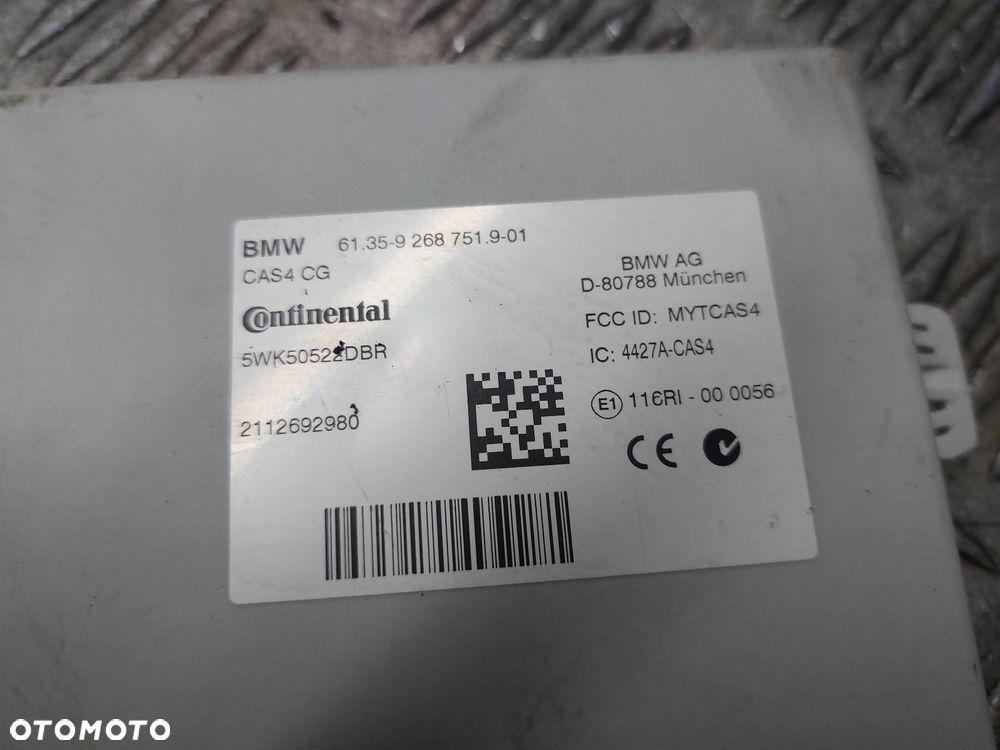 ZESTAW STARTOWY BMW F01 730D 3.0 D 8516753 9268751 9267514 9239418 - 6