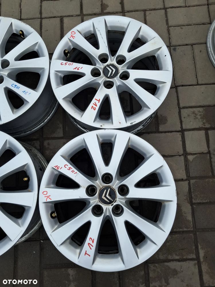 Citroen C5 III X7 Felgi aluminiowe 16" 7J 5x108 ET28 9687895880 - 3