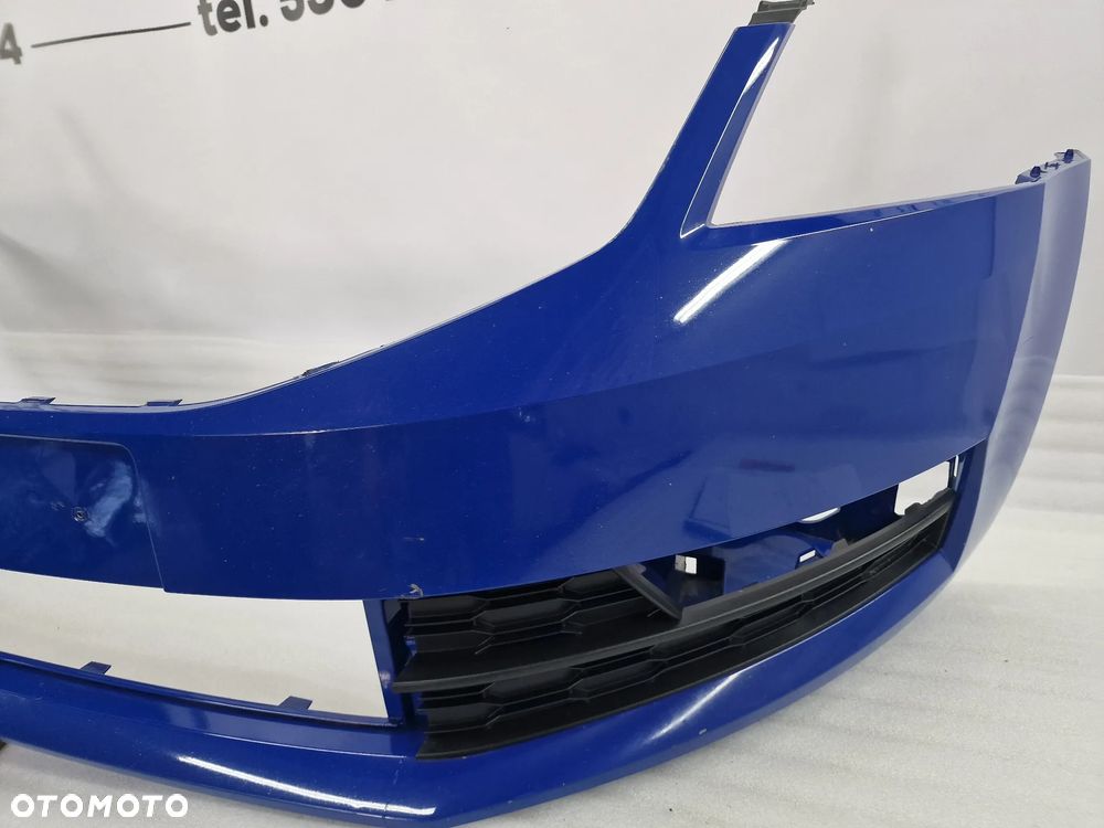 SKODA OCTAVIA III LIFT 5E0 16- ZDERZAK PRZEDNI PRZÓD , NIEBIESKI NIE METALIK , NR 5E0807221N , NR AUKCJI NZ818 - 9