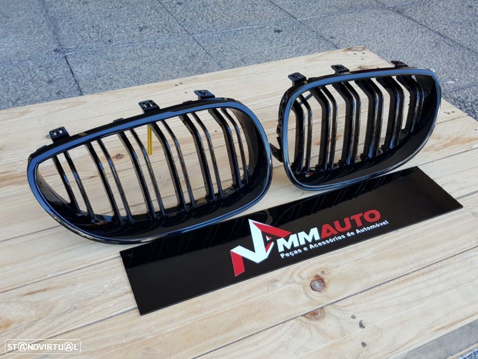 Grelhas BMW Série 5 E60 / E61 Look M5 Preto Brilho - 3