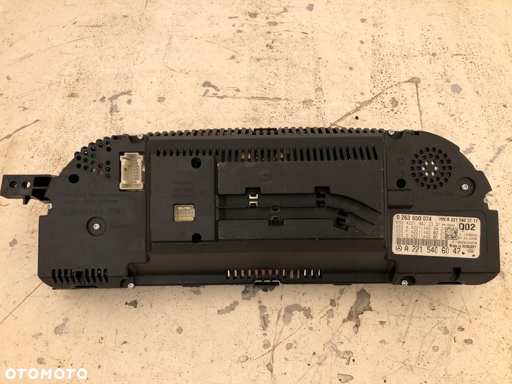 MERCEDES W221 S500 LICZNIK ZEGARY A2215406047 EU - 8