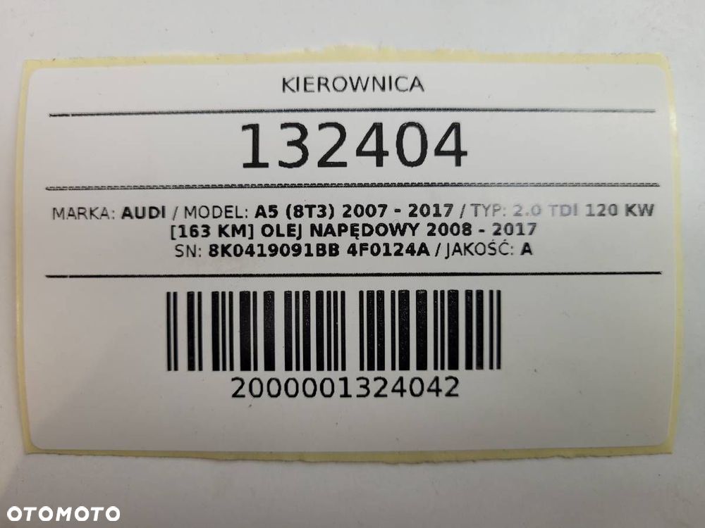 KIEROWNICA MULTIFUNKCYJNA S-LINE AUDI A5 8T 8K0419091BB - 13
