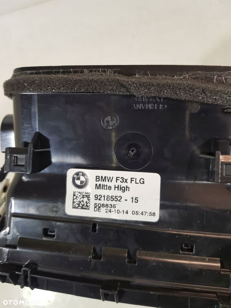 kratka nawiewu środkowa 9218552 bmw f30 f34 f10 eur 3.0d - 8