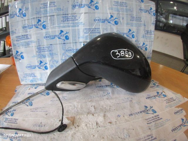 Espelho 96805881XT PEUGEOT 207 2016 1.4HDI 70CV 5P PRETO ESQ MANUAL PISCA 2 PINOS - 2