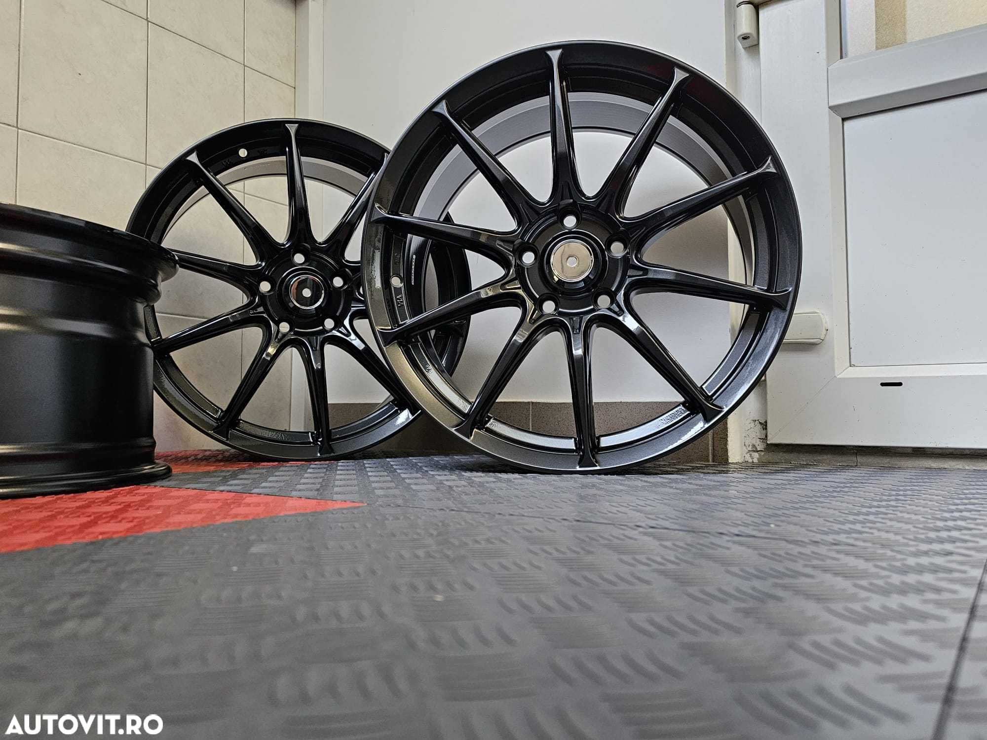 Jante aliaj 5x114,3 R18 18" negru lucios - 7