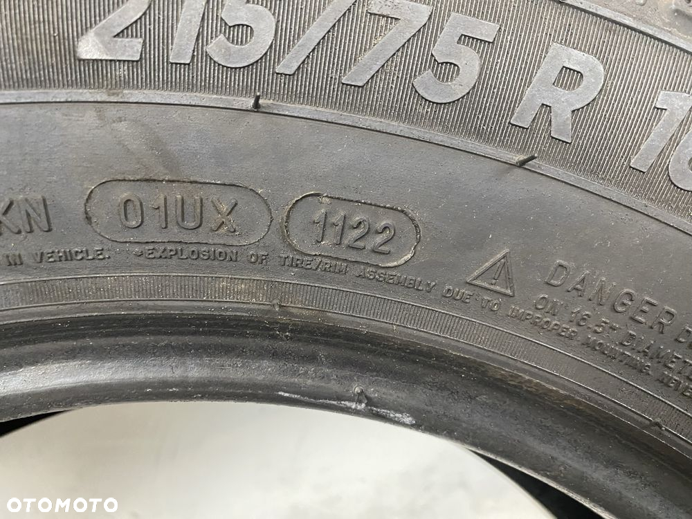 2x 215/75/16C Michelin AgilisCrossClimate / 2022r 7mm / GWARANCJA - 8