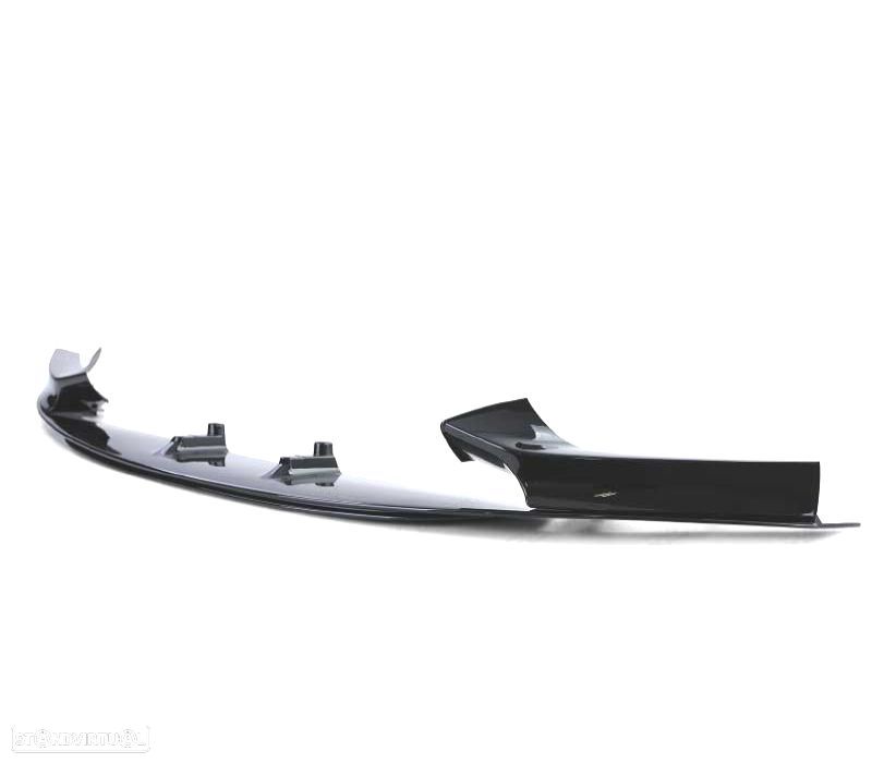 SPOILER LIP DIANTEIRO BMW F22 F23 LOOK M PERFORMANCE PRETO BRILHANTE - 3