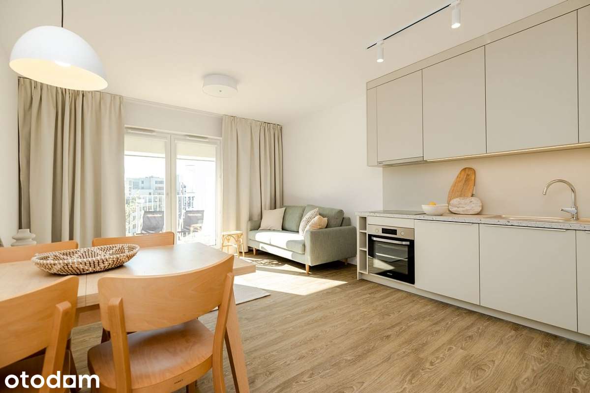 2 pokoje | 48,78 m2 | Balkon | Umeblowane