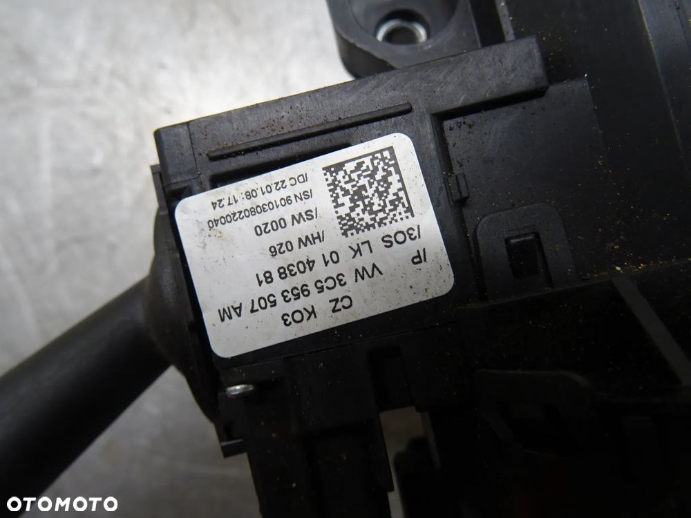 VW PASSAT B6  PRZEŁĄCZNIK ZESPOLONY MANETKA 3C5953513Q - 6