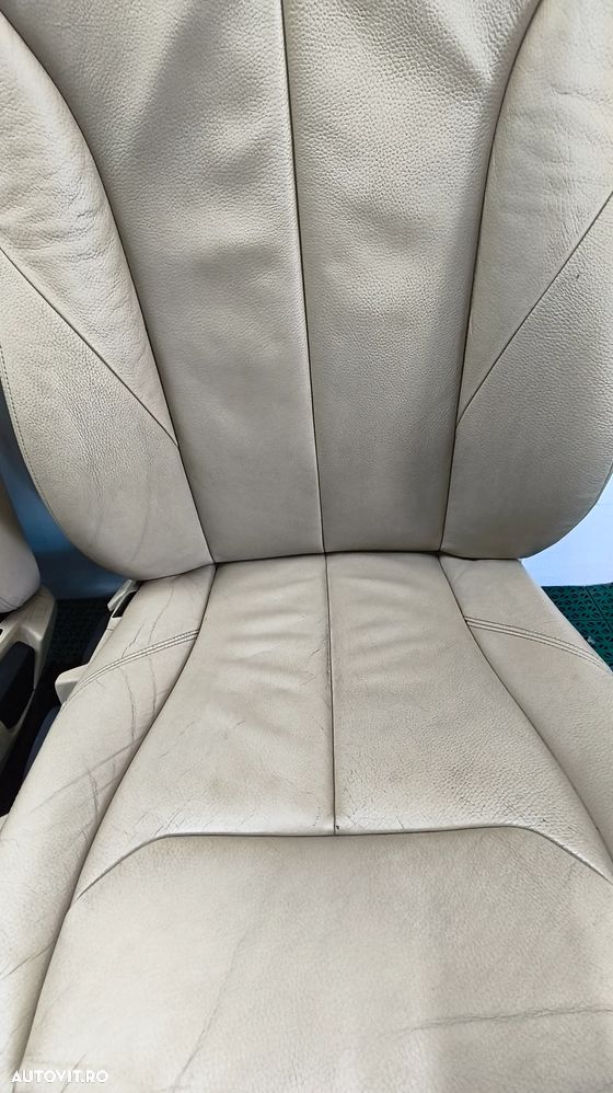 Scaune piele bej +bancheta BMW F31 fara incalzire (Dakota Venetobeige) de pe masina volan dreapta - 8