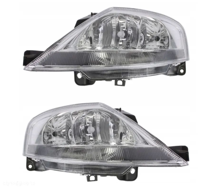 REFLEKTOR LAMPA PRZÓD Citroen C3 02-10 LEWA PRAWA HOMOLOGACJA - 1