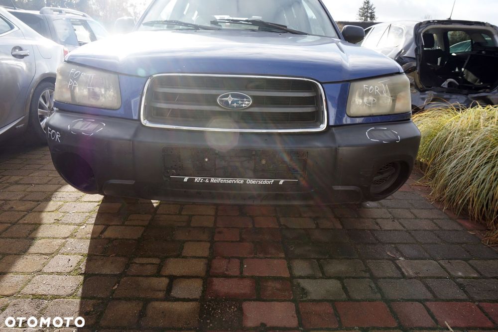 MASKA ZDERZAK BŁOTNIKI LAMPY FORESTER II SG 2J2  SUBARU 2002-2006 NIEBIESKI PRZÓD KOMPLETNY - 8