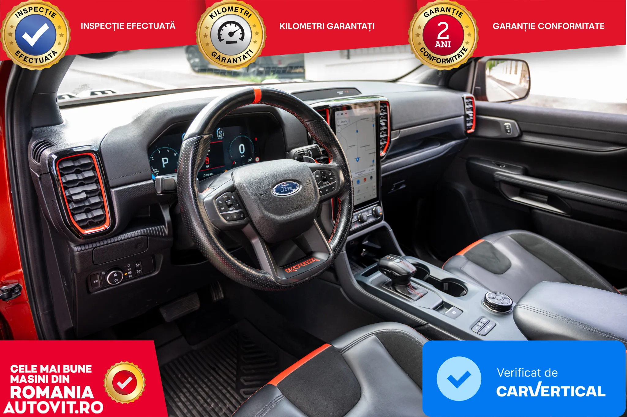 Ford Ranger Pick-Up 3.0 EcoBoost 288 CP 4x4 Cabina Dubla Raptor Aut. - 28